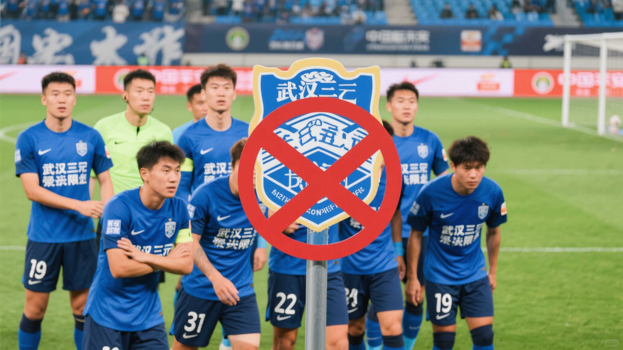 他在场上无